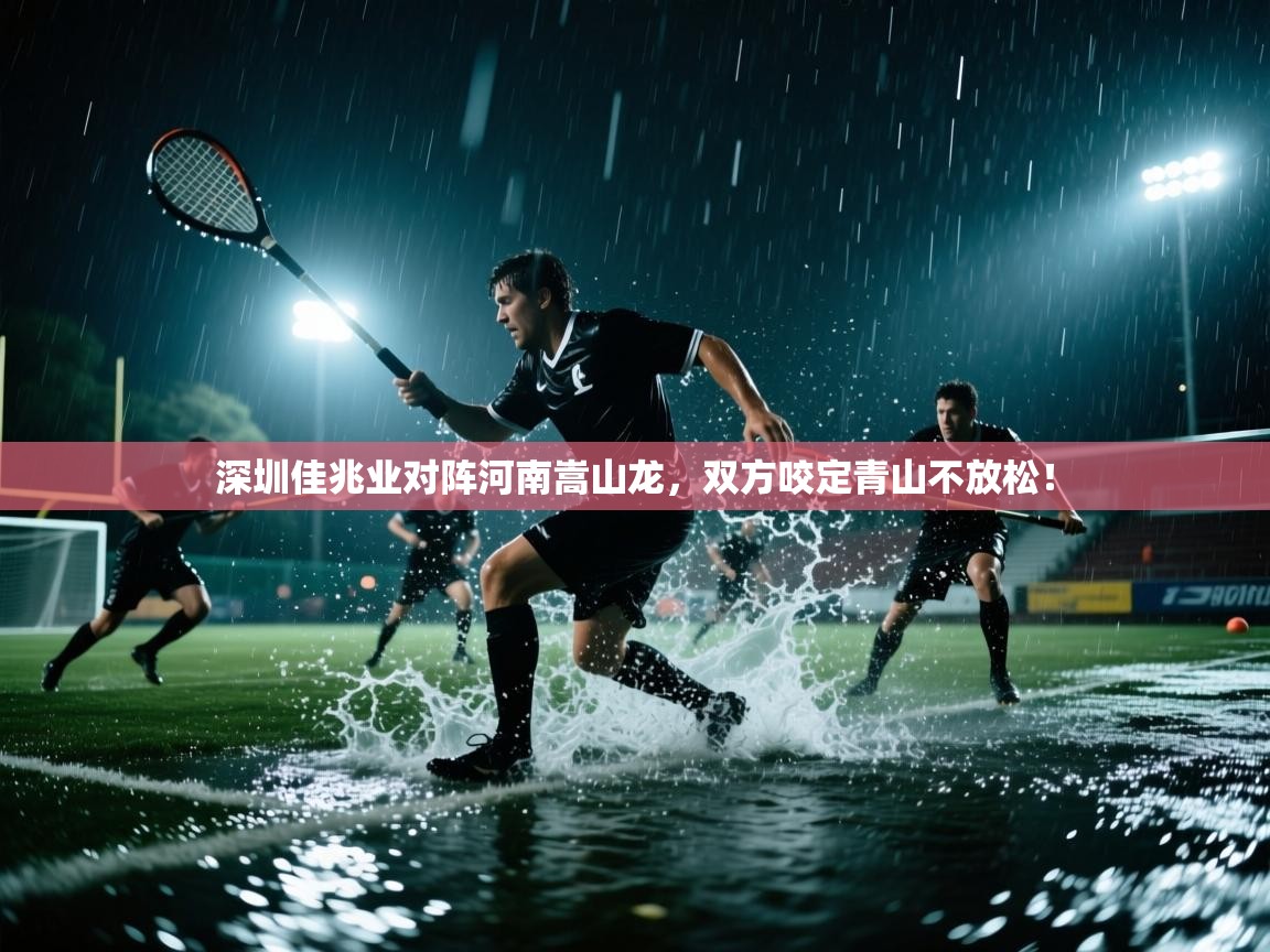 深圳佳兆业对阵河南嵩山龙，双方咬定青山不放松！  第1张
