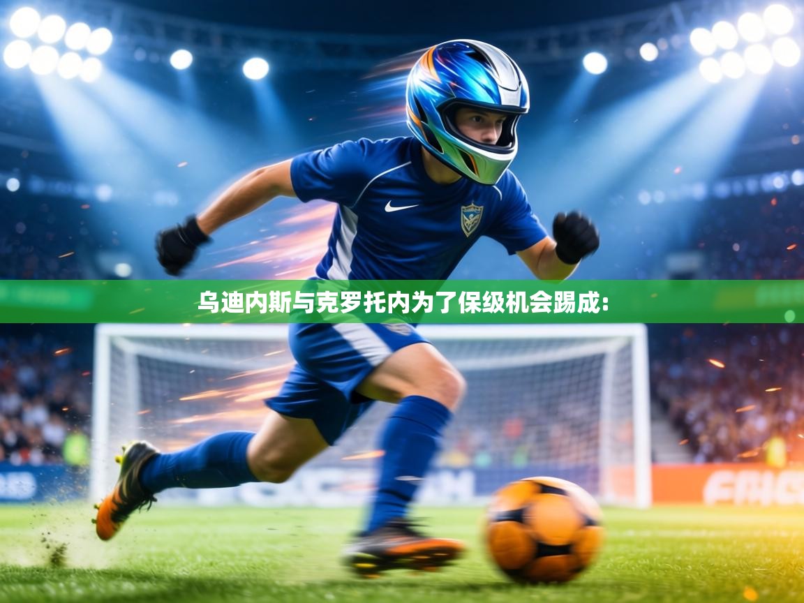 乌迪内斯与克罗托内为了保级机会踢成: 第1张